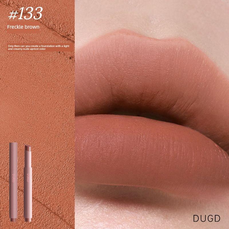 Pink Mist Lipstick Pen Lip Glaze Nude Color Without Falling Color Not Stick Cup Genuine Waterproof Fog Velvet Matte Lip Cream