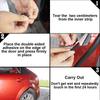 CTRICALVER Car Door Edge Protector, 5M Car Edge Trim Seal Protector U Shape Car Protection Door Edge Guard Fit Most Cars (Transparent)