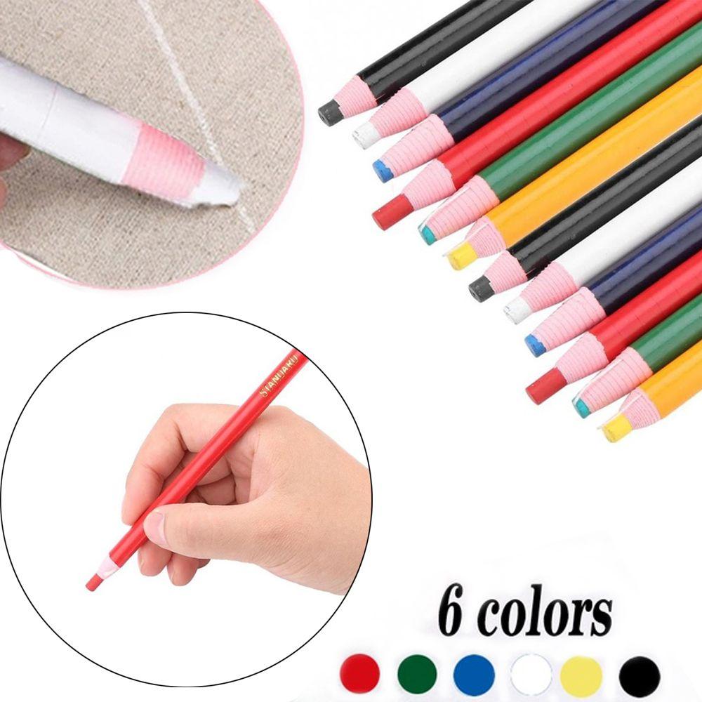 12PCS Craft Sewing Accessories Erasable Dressmaker Supplies Garment Pencil Tailor Chalk Marker Pen