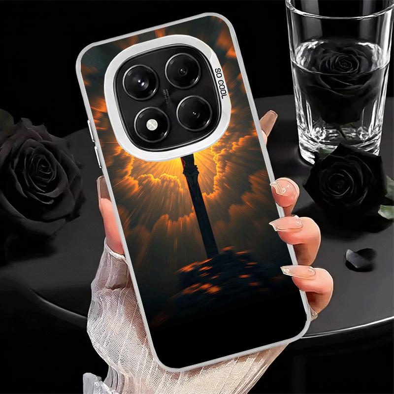Бог Иисус Молитва Крест Библия Мягкий чехол для телефона для Xiaomi Redmi Note 13 14 15 Pro Plus 12S 12 11S 11 11T 10S 10 Ударопрочный чехол Bac