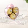6 шт. Железная коробка конфет в форме сердца, шоколадные конфеты, баночка Ornamnet, украшение для свадебной вечеринки