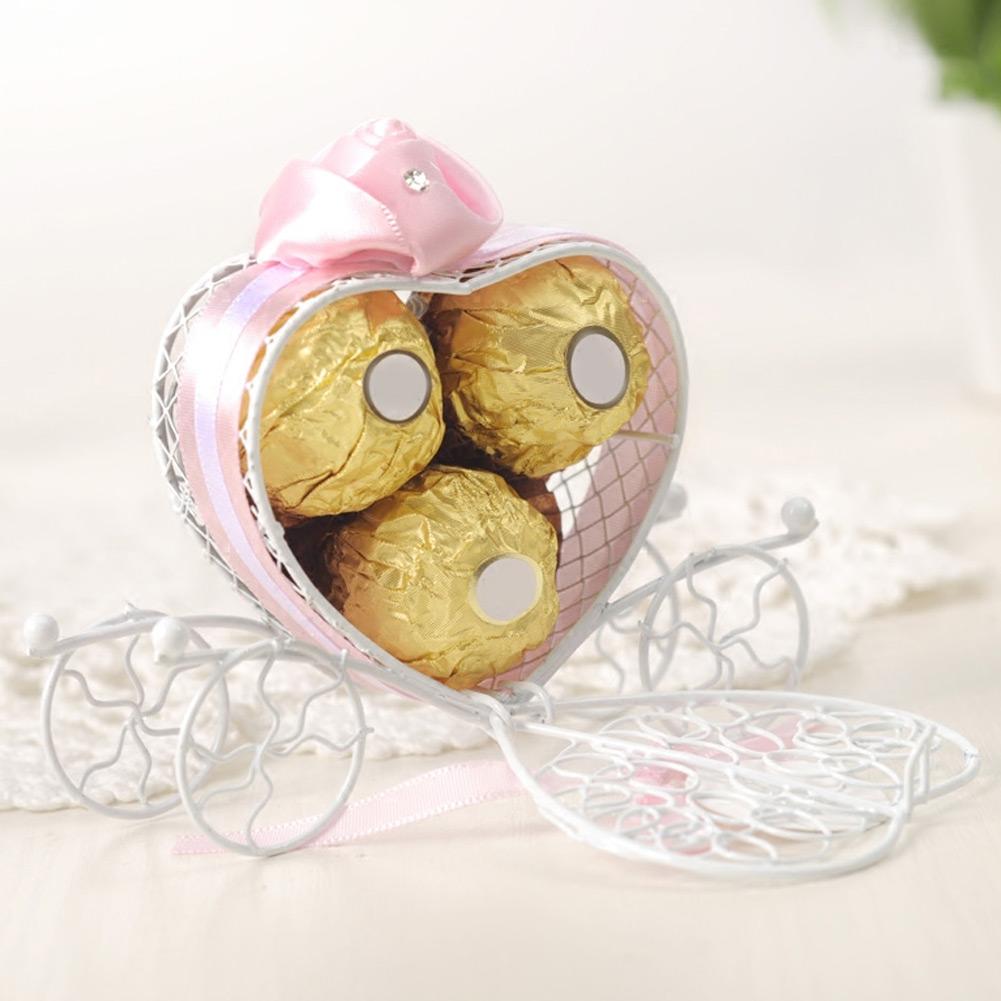 6 шт. Железная коробка конфет в форме сердца, шоколадные конфеты, баночка Ornamnet, украшение для свадебной вечеринки