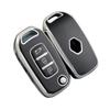 Car Flip Key Case Key Case Key Cover For Remote Car Comfortable Touch Electroplating Process Exquisite Fitting Precise Fitting