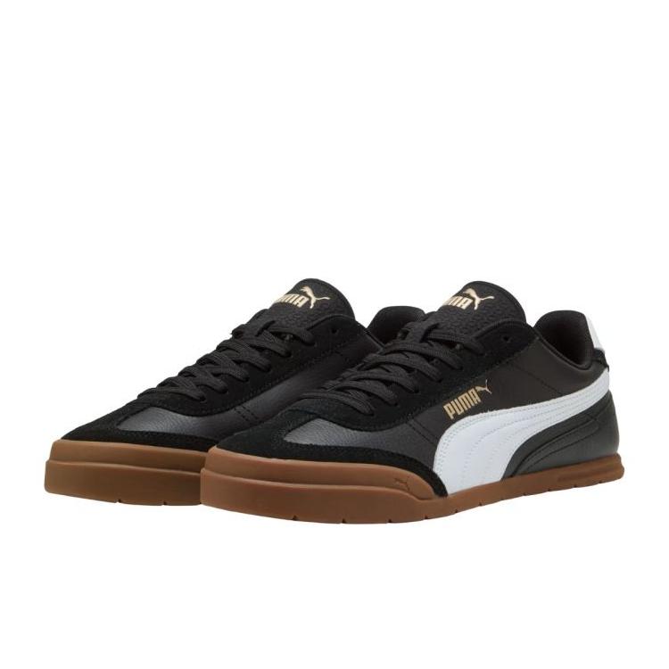 Puma Кроссовки Unisex Super Turino Черно-белые с резиновой подошвой 402612-02