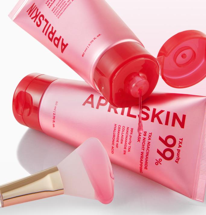 Aprilskin Маска-обертывание с транексамовой кислотой 80 мл – Осветляющая и увлажняющая