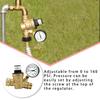 RVs Water Pressure Regulator 0-100 PSI 3/4 Inch Vehicle Inlet Screen Filter Adjustable Reducer Valve Plumbing Accessory