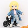 Cool Jackets OB11 Windbreaker Coat Long Coat Doll Clothes Fashion Doll Coat Jackets  Kids Gift