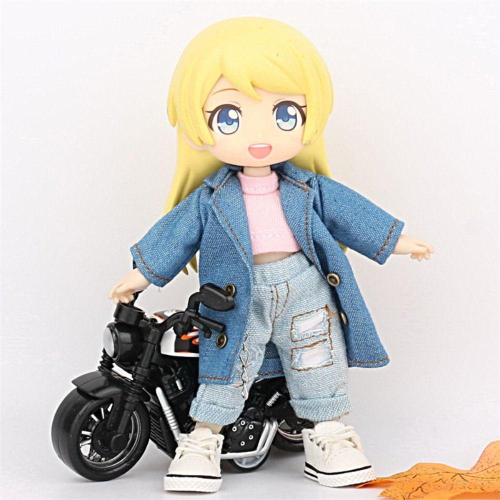 Cool Jackets OB11 Windbreaker Coat Long Coat Doll Clothes Fashion Doll Coat Jackets  Kids Gift