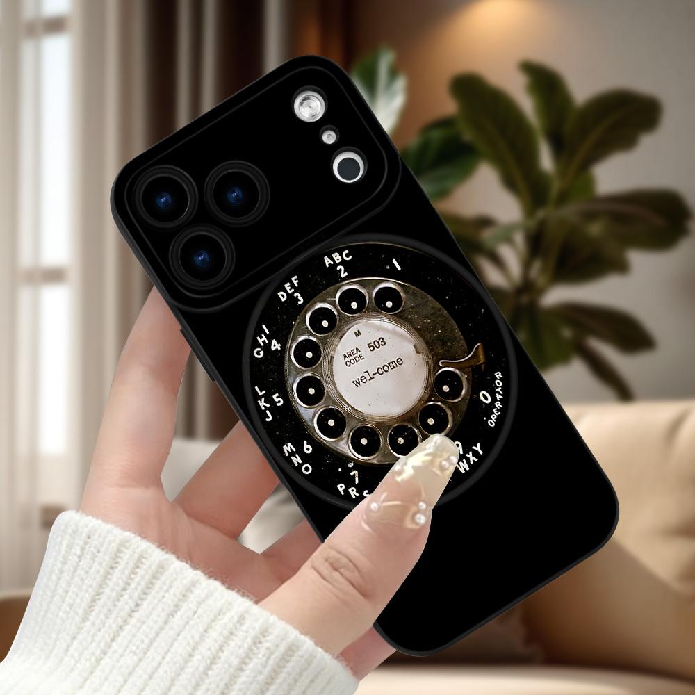 Retro Nostalgic Rotary Dial Phone Case for Xiaomi Redmi Note 15 14 13 12 11 Pro Plus 4G 5G 12S 11S 10S 10 9 9S 8 Redmi 10C Cover