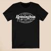 2025 Remington Firearms Men &apos Black T-shirt High-quality Luxury Brand Popular Style Ins Y2k