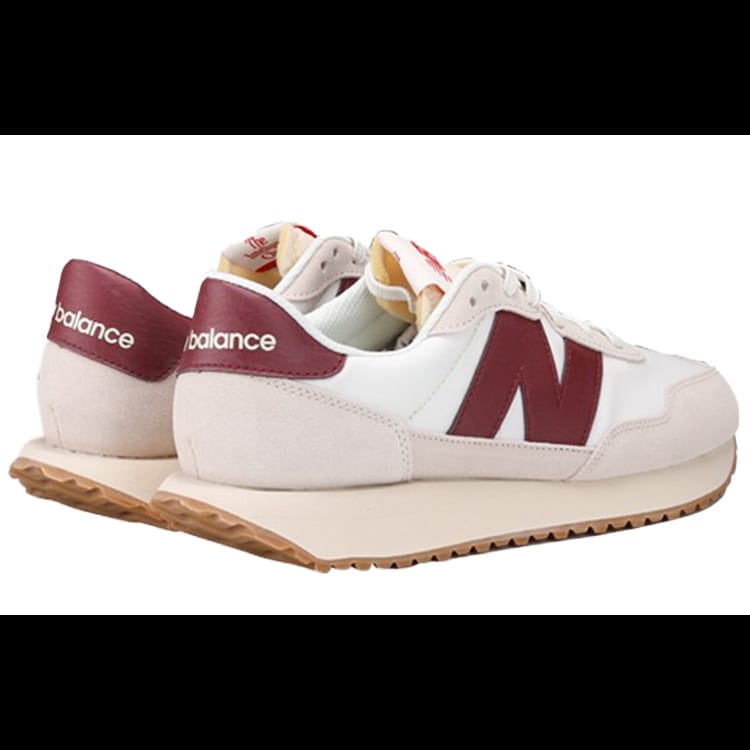 New Balance 237 Белое Бургундское MS237SB