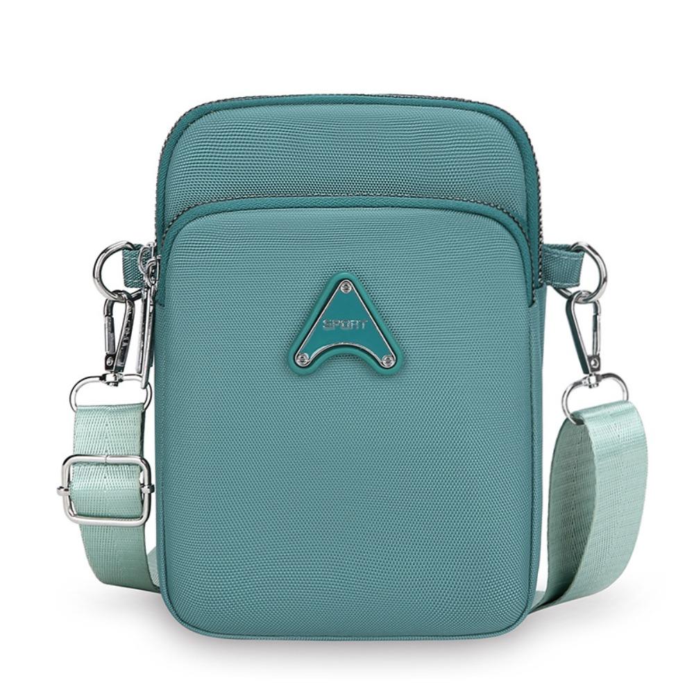 Multifunction Crossbody Bag Nylon Small Phone Bag Simple Canvas Shoulder Bag  Daily