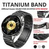 No Gap Luxury Titanium Strap for Huawei Watch GT 6 46mm Quick Release Metal Bracelet for Huawei Watch GT6 Specialized Watch Band