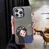 Милая пара Чехол для телефона с парой Для iPhone 17 Air 16e 15 14 13 12 11 Pro Max Plus Mini SE Противоударный Матовый Задняя крышка