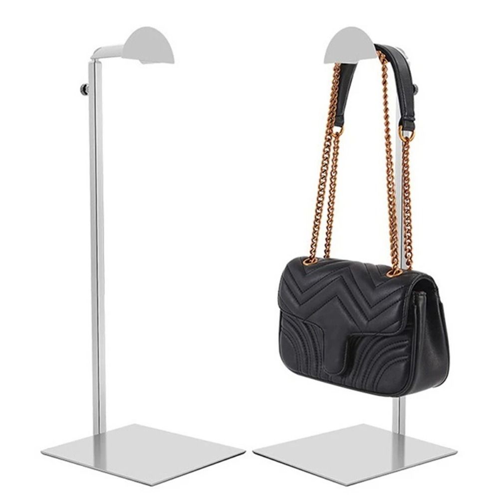 Прочный держатель для сумок Роскошная подвесная стойка для демонстрации сумок Регулируемая полка для сумок Роскошный