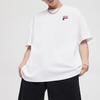 FILA Fusion Casual Sports Round Neck Printed Short Sleeve T-Shirt Unisex Tops White T11U126110KWT