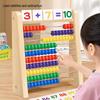 Красочные деревянные десятирядные счеты для дошкольного образования