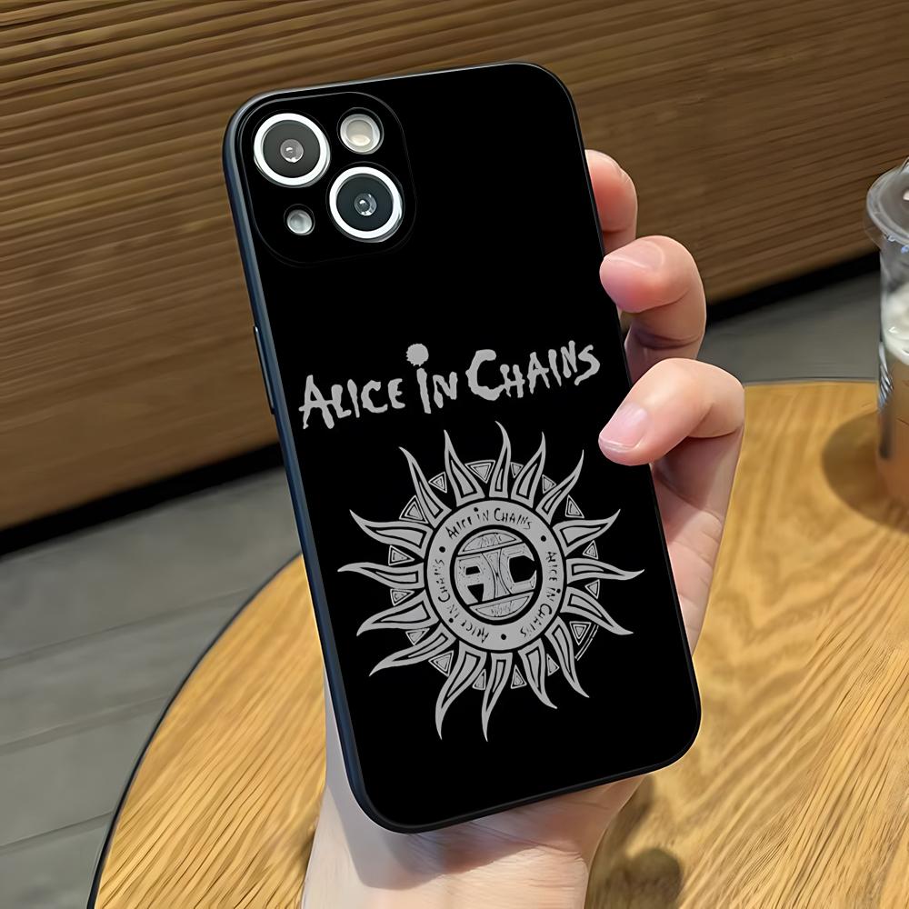 Чехол для телефона Alice In Chains (Группа A) для IPhone 17 Pro Max 16 15 14 Pro Max 13 11 X Xs Xr 8 7Plus Силиконовый чехол