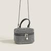 2024 New Model High-End Full-Diamond Rhinestone Bag for Women, Sparkling Diamond Stylish Chain Crossbody Bag, Niche Design Handbag