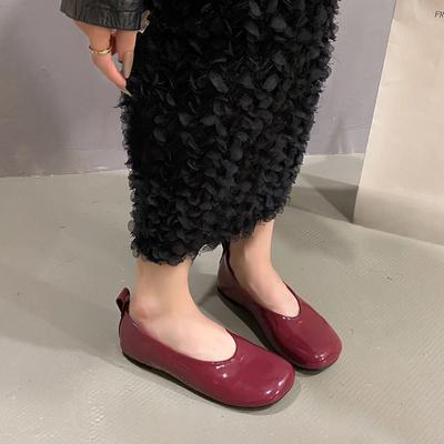 Модная универсальная корейская обувь с мелким вырезом, женская обувь 2024, удобное летнее платье, новая модная обувь на плоской подошве, женская 2024, женская обувь
