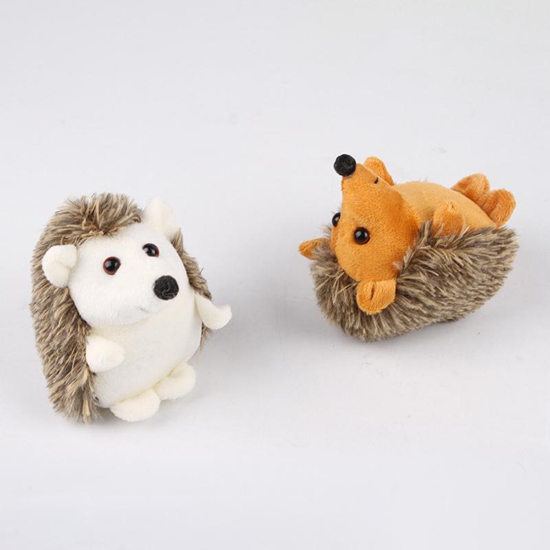 Creative Hedgehog Design Pet Grinding Teeth Plush Toy Durable Bite Resistant Chew Toy For Dog Pet Interactive Toys Pet Supplies
