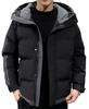 Inotenka Down Cold Plus School Men's Jacket, Hooded, Winter, Thick, Padded, Outerwear, Weather, Windproof, Sizes, Casual, Warm, Outdoor, Commuting,