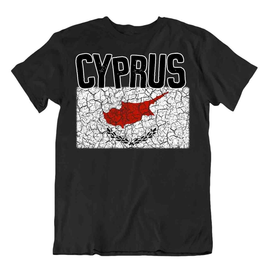 Flag T-Shirt Cyprus Fashion Country Souvenir Gift Tee Pride logo