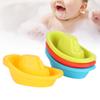 4pcs Bathroom Floating-Ship Toy Children Bath Swimming Playing Boat Fun Educational Toy(Floating