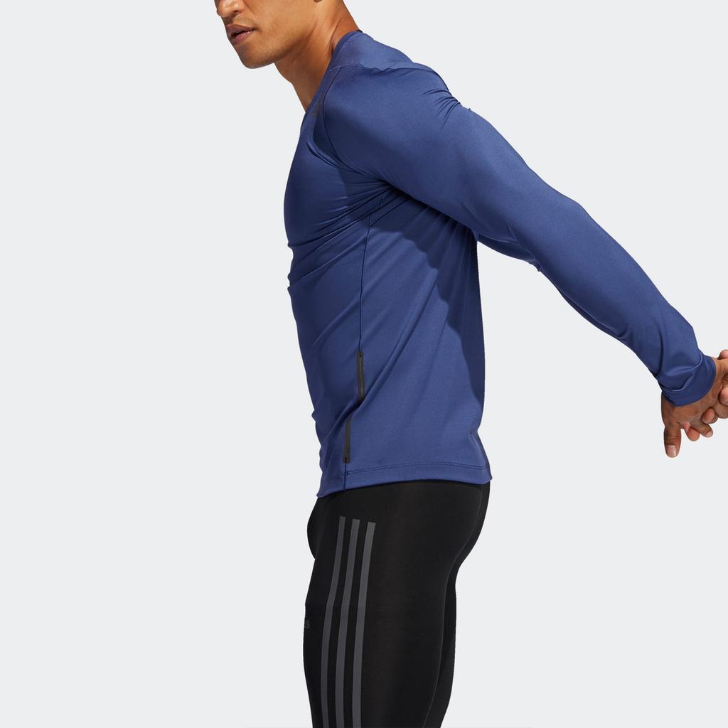 adidas Мужская футболка с рукавом реглан Технический индиго FL4346