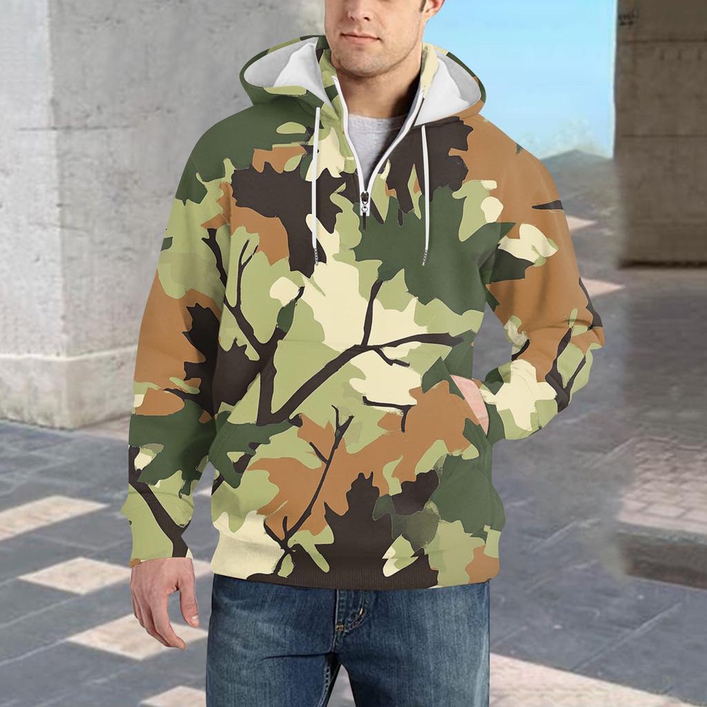 Весенне-осенняя мужская толстовка с воротником-стойкой на открытом воздухе, повседневные свитера, топы