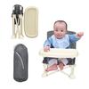 Baby Chair Table Portable Folding Low Chair Kids Chair Low Table Dining Portable Baby Seat Meal Chair Baby Kids Lightweight Durable Belt Included Baby