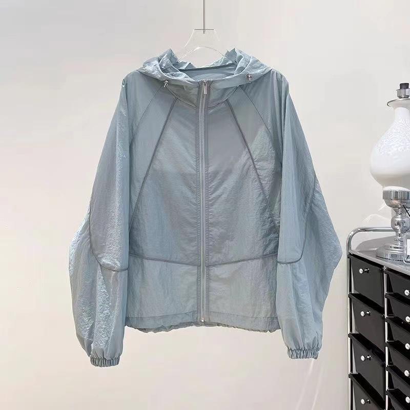 Breathable Sunscreen Clothing Women's Summer Thin Jacket Loose All-match Sunscreen Clothing Air-conditioned Cardigan Jacket