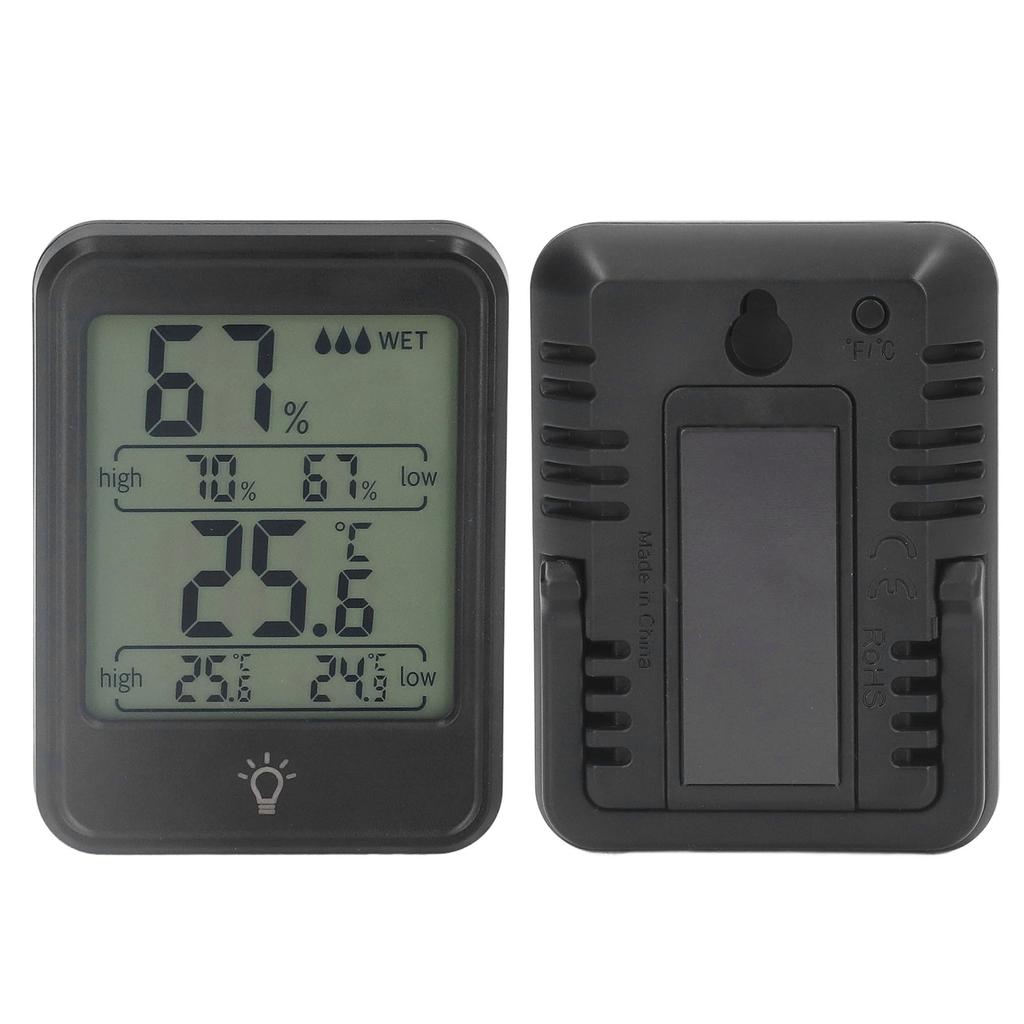 Digital Thermometer Hygrometer Professional Electronic Humidity Temperature Meter with LCD Display