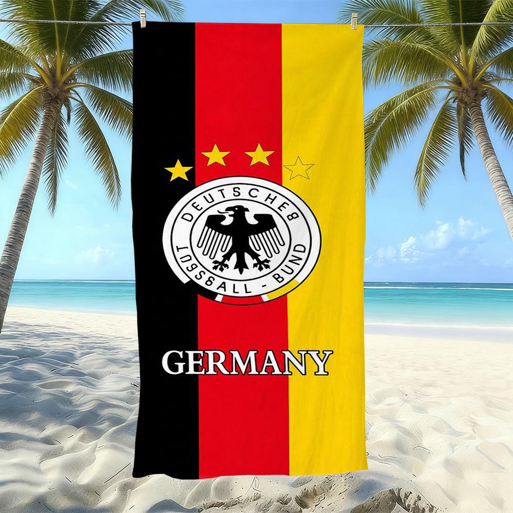Microfiber Printed Beach Towel Quick-Drying Sand-Proof Absorbent Bath Towel Travel Swimming Towel
