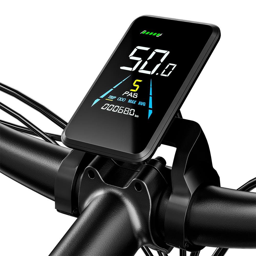 Shengmilo S600 2000W Electric Mountain Bike, 48V 17.5Ah Samsung Battery, Hydraulic Brakes, 26" Fat Tyres, Shimano 7-Speed - Men's E-Bike