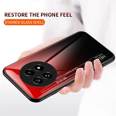 Для Realme 13 Pro 5G (Глобальный)/13 Про+ 5G (Глобальный) Противоударный чехол из закаленного стекла+ПК+ТПУ