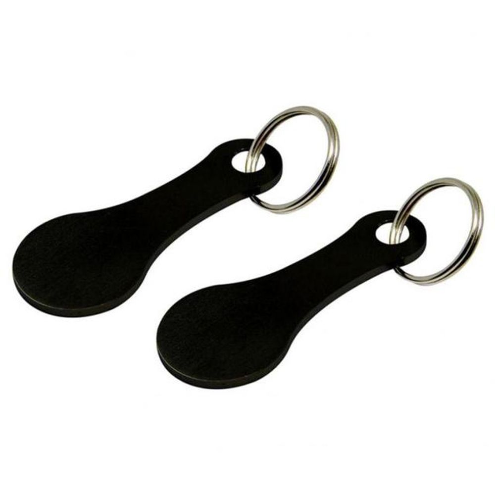 Стальное кольцо для ключей Декоративный жетон для тележки для покупок Сделай сам Жетоны для тележки для покупок Брелок Держатель для монет