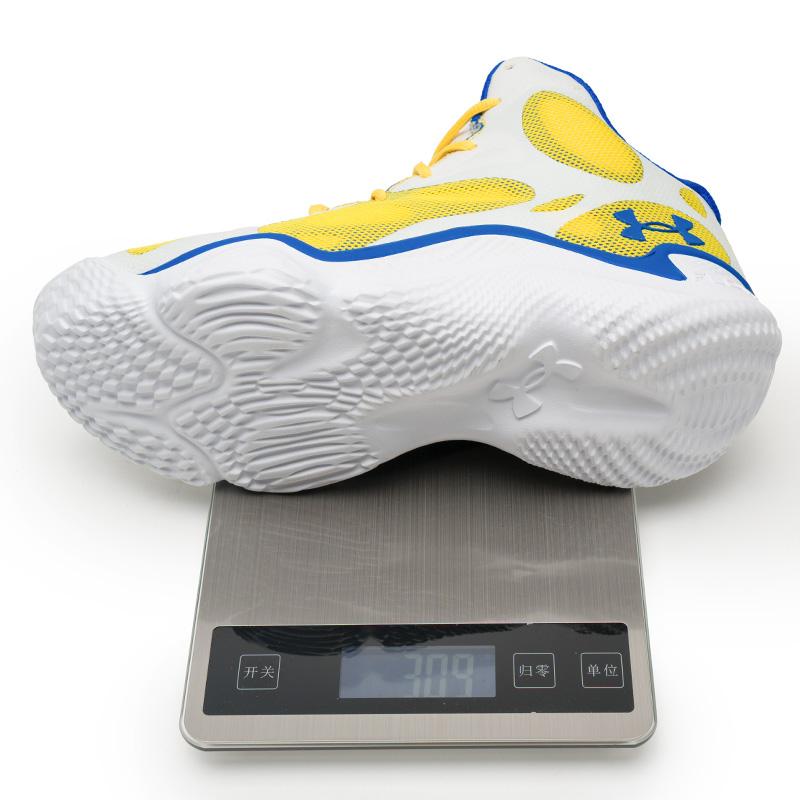 Curry Brand Curry Spawn Flotro Dub Nation Мужские кроссовки Желто-белое такси 3026640-100