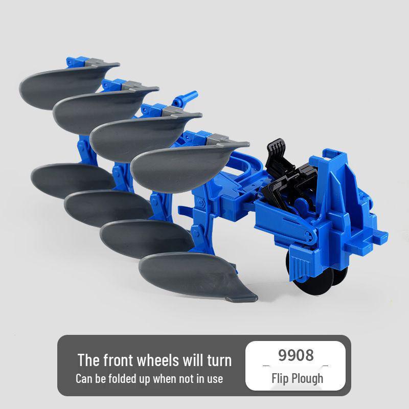 Детская игрушка-трактор-комбайн с дистанционным управлением - Развивающая инерционная модель для детей 3+