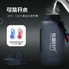 2L Large Capacity Outdoor Sports Water Bottle With Handle Strap Leakproof BPA Silicone Hiking Gym Camping
