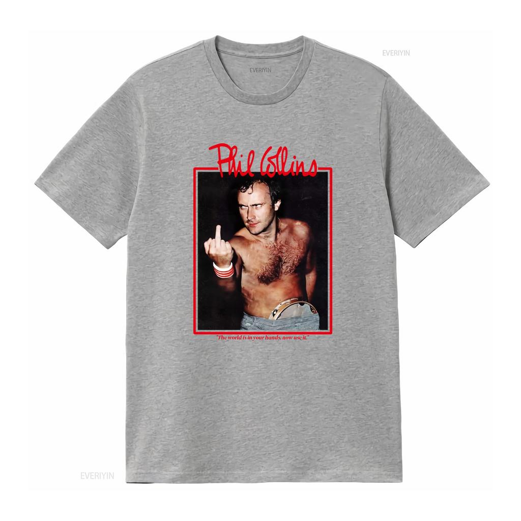 Vintage 90s Phil Collins T Shirt Iconic Rock Star Design Perfect for Music Lovers vintage Washed graphic Breathable Comfortable