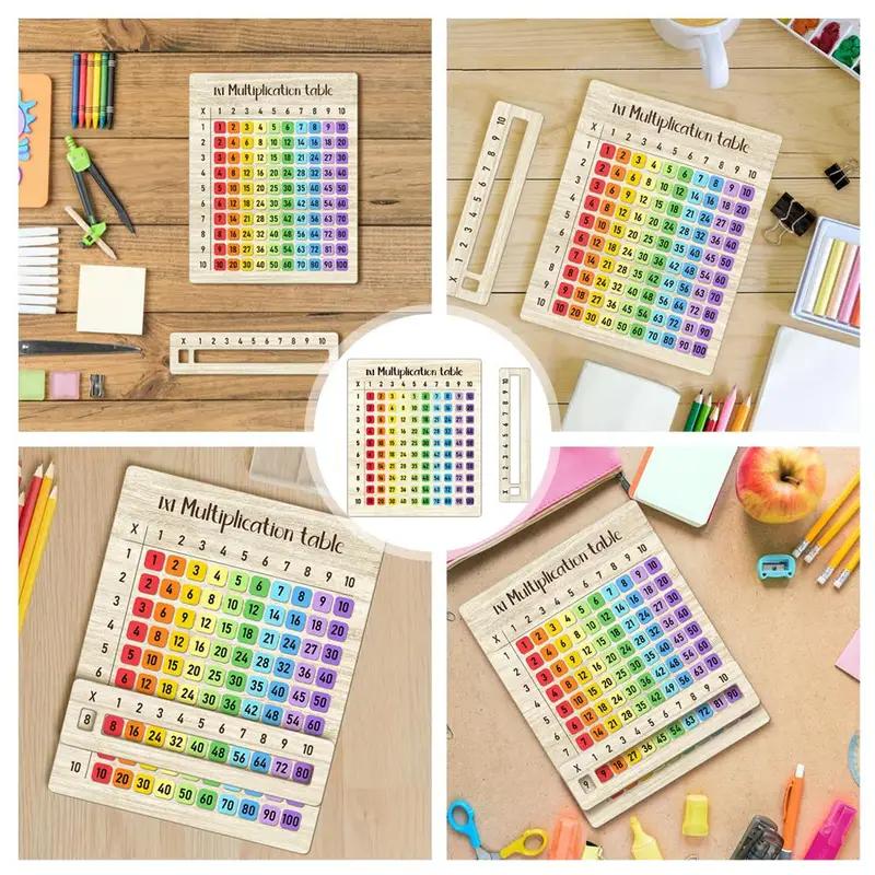 Kawaii Wooden Multiplication Board Game Montessori Educational Counting Toy Kids Birthday Gift Classroom Prizes Party Favors