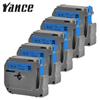 5Packs MK 531 Label Tape Compatible Brother Mk 531 M-K531 12MM Black On Blue Ribbon for Brother P Touch Label Maker PT-65 PT-100
