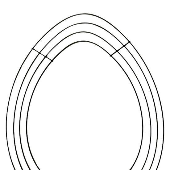 Пасхальный венок рамка в форме кролика, яйца, моркови, металлическая проволочная форма, проволочная рамка для венка своими руками, пасхальные венки, гирлянды, домашний весенний декор
