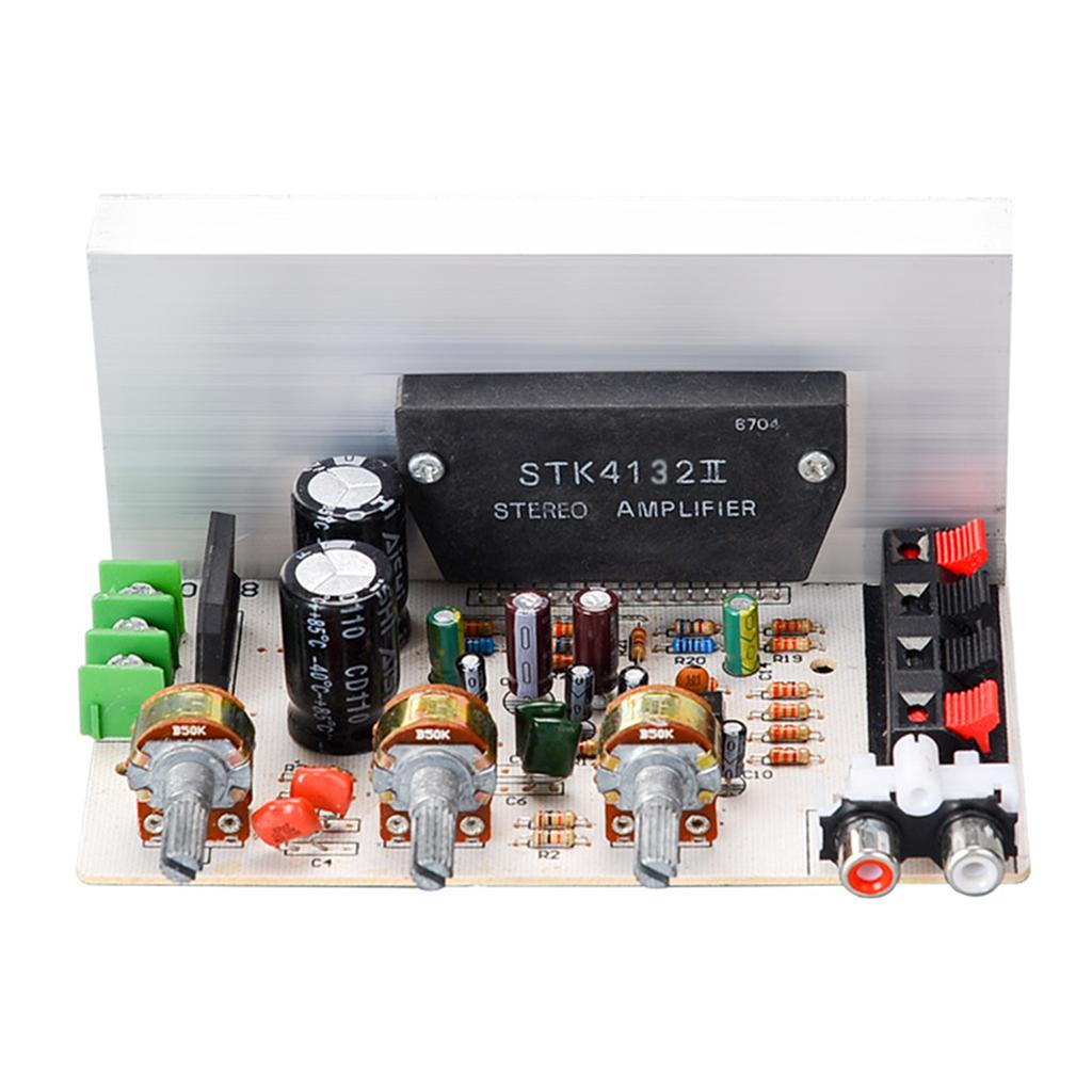 DX-0408 2.0-канальная плата усилителя мощности STK серии Thick Film 50Wx2, комплект модулей усилителя мощности Double AC15-18V