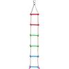 Rainbow Craft 6.6FT Веревка для лазания Лестница ниндзя для детей - Аксессуары для детской полосы препятствий «Воин-ниндзя» - Качели-лестница
