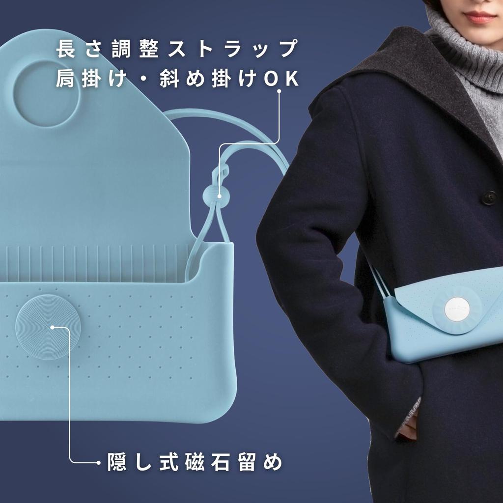 Чехол для смартфона Силиконовый пузырьковый чехол Совместим со смартфонами до дюймов Амортизация Скрытая магнитная застежка Кроссбоди Вертикальный Простой