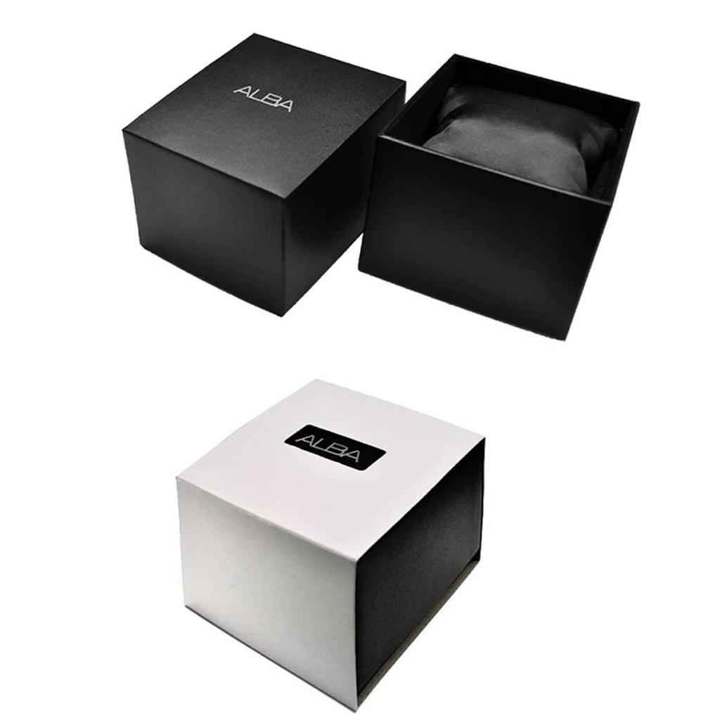 SEIKO ALBA Seiko Alba Pair Watch Navy Silver Quartz Analog Date Calendar Часы из нержавеющей стали с браслетом для мужчин и женщин Японский механизм Business