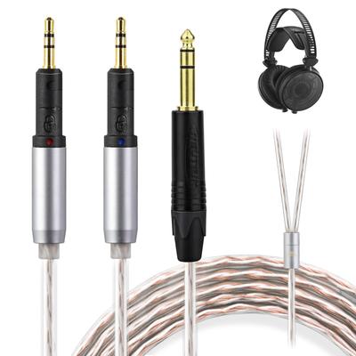 Okcsc JBX Наушники Кабель R70X Recable для Совместимость с для OFC с механизмом блокировки Длина Наушники/Гарнитуры ATH-R70X Audio-Technica 4-жильный