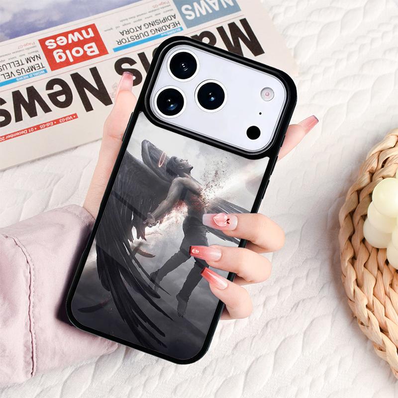 American TV Series Lucifer Angel Phone Case For IPhone 17 16e 15 14 13 12 11 Pro Max Air Mini Soft Protective Cover